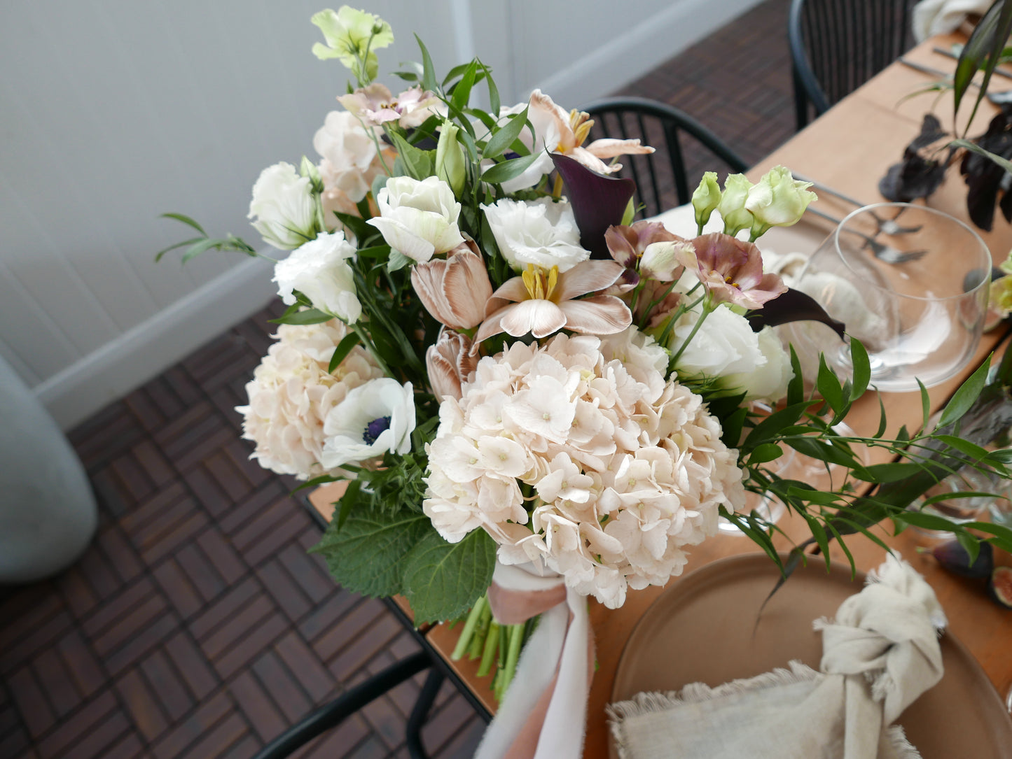 Bespoke quick and easy elopement floral package